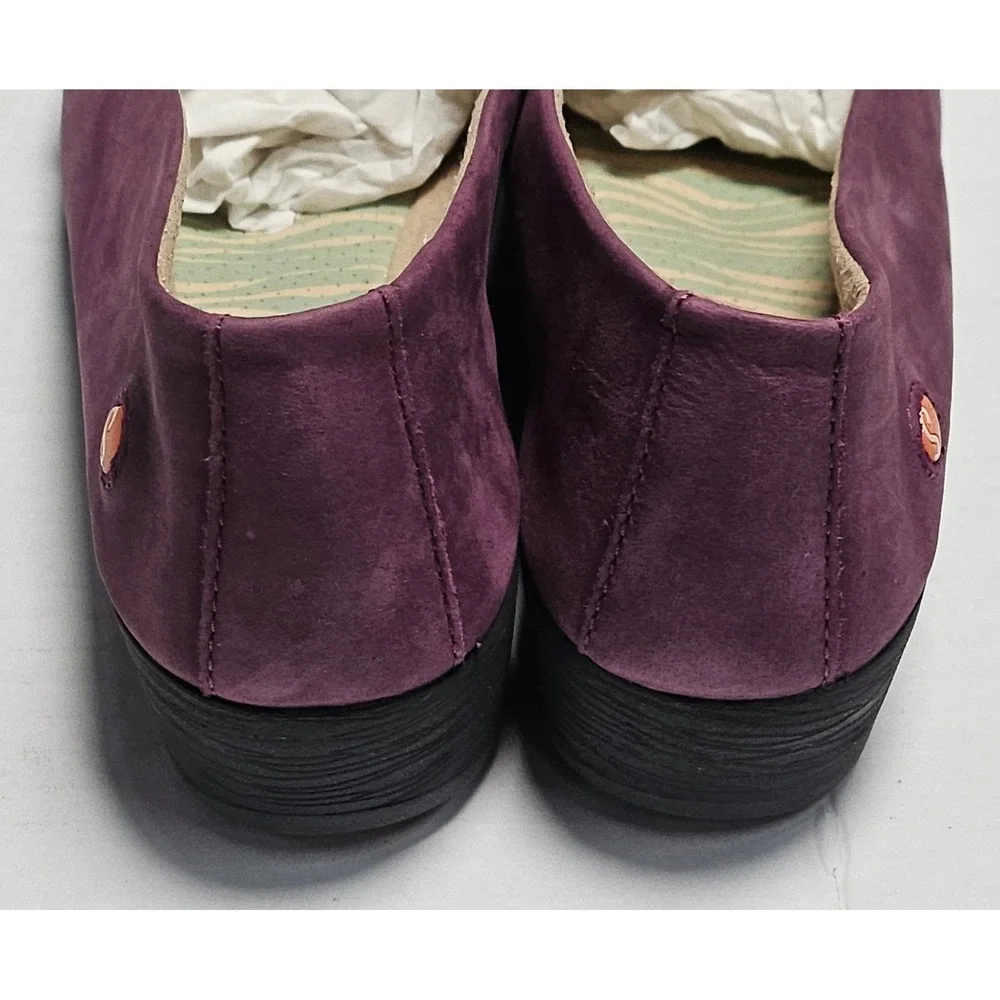 Softinos NOBUCKLEA Purple Slip On Loafers Flats‎ Shoes Women's Size 36/US 6